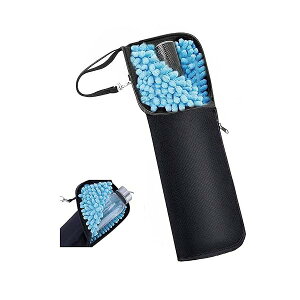 TsLlnc 折り畳み傘カバー 防水ファスナー 超吸水 2面超吸水 携帯便利 傘ケース 傘入れ 折りたたみ傘カバー 袋 梅雨対策 吸水力軽量 携帯便利 (28 CM)