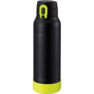 ピーコック魔法瓶工業(The-peacock) ピーコック 水筒 大容量 マグボトル 800ml 保温 保冷 ワンタッチ スポーツドリンク対応 部活 通勤 通学 ステンレス 魔法瓶 0.8L ブラックイエロー AKE-R80 BY