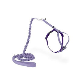 PetSafe（ペットセーフ）猫のハーネス イージーウォーク ネコ用ハーネス&バンジーリード ライラック Mサイズ