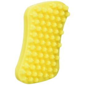 ペットアンドミー pet+meラバーブラシ ハード 短毛用 イエロー ペット用 ハード短毛用