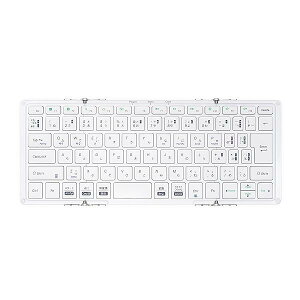 ���{(Mobo) �L�[�{�[�h MOBO Keyboard 2 Bluetooth 5.1 ���{��z�� USB-C �܂肽���݌^ ��p�P�[�X���X�^���h �t�� �V���o�[/�z���C�g AM-K2TF83J/SLW