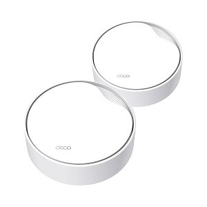 TP-Link Wi-Fi 6 ���[�^�[ wifi���p �r�W�l�X ����LAN���[�^�[ ���p�A�N�Z�X�|�C���g �X�}�[�g�z�[�� �y2.5Gbps WAN/LAN PoE�|�[�g���ځz AX3000 Deco X50-PoE 2���j�b�g