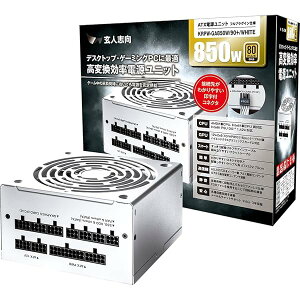 ���l�u�� �d�����j�b�g 850W ATX �d�� 80 PLUS �S�[���h PC�d�� �t���v���O�C�� �Z�~�t�@�����X �z���C�g KRPW-GA850W/90+/WHITE
