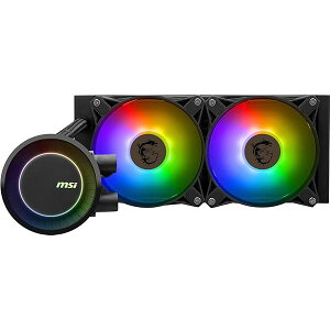 MSI ����N�[���[ MAG CORELIQUID E240 �yLGA1700/AM5�Ή��z240mm���W�G�[�^�[����270�x��]���S �É� ARGB FDB�t�@������ FN1963