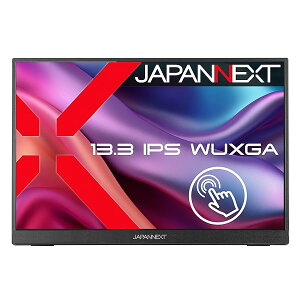 JAPANNEXT 13.3�C���` IPS�p�l������ 10�_�}���`�^�b�`�Ή� WUXGA(1920x1200)�𑜓x ���o�C�����j�^�[ JN-MD-IPS133WU-T miniHDMI USB-C �A�X�y�N�g�� 16:10 �������L�b�N�X�^���h����