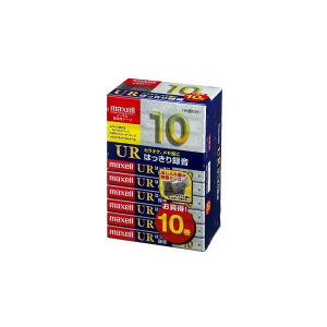 maxell �I�[�f�B�I�e�[�v�A�m�[�}��/�^�C�v1�A�^������10���A10�{�p�b�N UR-10L 10P(N)