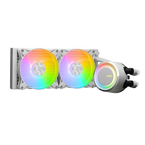 MSI MAG CORELIQUID E240 WHITE 240mm���W�G�[�^�[���� �ȈՐ��� CPU�N�[���[ MAG CORELIQUID E240 WHITE FN2025