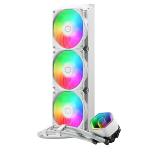 Cooler Master MASTERLIQUID 360 Core II White 360mm �ȈՐ���CPU�N�[���[ �z���C�g MLW-D36M-A18PA-RW FN2432