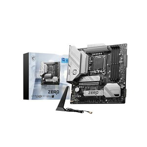 MSI B760M PROJECT ZERO �o�b�N�R�l�N�g�f�U�C���̗p intel ��14�E13�E12���� Core�v���Z�b�T�Ή� LGA1700 DDR5 Micro-ATX �}�U�[�{�[�h MB6489