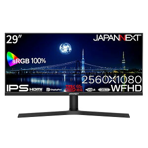 JAPANNEXT 29�C���` IPS�p�l������ ���C�h�t��HD(2560x1080)�𑜓x �E���g�����C�h�t�����j�^�[ JN-IPS292WFHD-HSP-C65W HDMI DP USB Type-C(�ő�65W) sRGB:100% �A�X�y�N�g