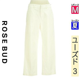 【39h限定!30%OFFクーポン】【中古】 ＼売り尽くし!／【大幅値下】 ローズバッド ROSE BUD パンツ M ホワイト レディース 夏 /ストレートホワイトパンツ スーパーSALE