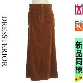 【39h限定!30%OFFクーポン】【中古】【セール】 ドレステリア DRESSTERIOR ロングスカート マキシスカート M ブラウン レディース 秋 /ベロア風ロングスカート スーパーSALE