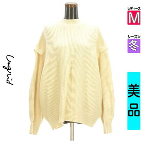 【超得★4/2(火)まで!P10倍】【中古】【セール】 アングリッド Ungrid セーター 長袖 M アイボリー レディース 冬 /3WAYオーバーセーター