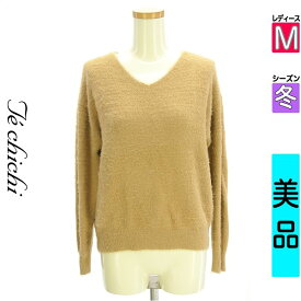 テチチ Te chichi セーター レディース 冬 長袖 ブラウン M Te chichi TERRASSE ふわふわニット 【中古】【古着】【大幅値下】