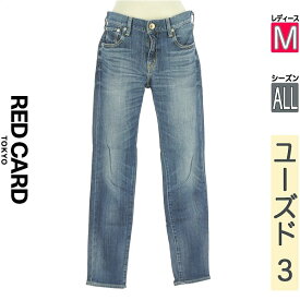 ＼24時間限定★30%OFFクーポン／ レッドカード トーキョー RED CARD TOKYO デニムパンツ レディース オールシーズン ブルー M ウォッシュド加工スキニーデニムパンツ 【中古】【古着】【大幅値下】お買い物マラソン