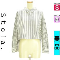 Stola. ストラ 変形プリーツブラウス アイボリー 38サイズ 楽天市場 