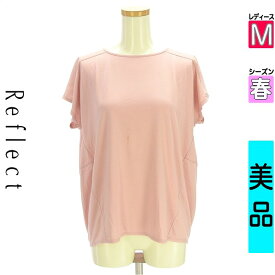 ＼半額★50%OFFクーポン対象／ リフレクト Reflect カットソー プルオーバー レディース 春 半袖 ピンク M ドルマンプルオーバー 【中古】【古着】【人気】楽天スーパーSALE