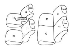 フレアクロスオーバー MS92/52S 車種別 専用設計 シートカバー 全席分セット Clazzio ジュニア マツダ ぴったり 汚れ防止 子供 車中泊 アウトドア ペット 仕事