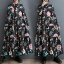 目立ち度MAX！個性派ファッション　ゆったりデザイン/セレブ系　オシャレな派手柄デザインワンピース　シャツワンピース　カジュアル　フォーマル　ステージ衣装　発表会　長袖ワンピース　ゆったりデザイン　送料込　送料無料