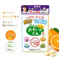 【定期なら14％OFF】おもいのたね 子供 鉄分 サプリ オレンジ味 30日分 60粒 リポソーム鉄 乳酸菌 カルシ…