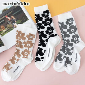 【 メール便 可 】 マリメッコ Hieno ウニッコ ソックス 靴下 / 全2色　marimekko Hieno Unikko Socks　【 正規販売店 】