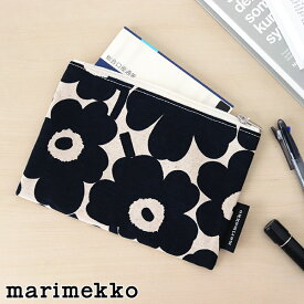 【 メール便 可 】 マリメッコ ミニ ウニッコ カイカ ポーチ / コットン×ダークブルー　marimekko MINI UNIKKO Kaika　【 正規販売店 】