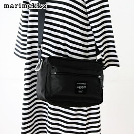 マリメッコ マイ シングス ショルダーバッグ / ブラック　marimekko Roadie My Things shoulder bag ママポシェット　【 正規販売店 】【 熨斗不可/メール便不可】