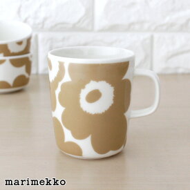 マリメッコ ウニッコ マグ 250ml / ホワイト×ベージュ　marimekko UNIKKO mug cup　【 正規販売店 】