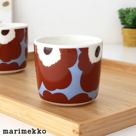 マリメッコ ウニッコ ラテマグ 200ml 【 単品 】/ ブラウン×ライトブルー　marimekko Unikko lattemug 1pc　【 正規販売店 】【 日本限定 】【 メール便不可 】