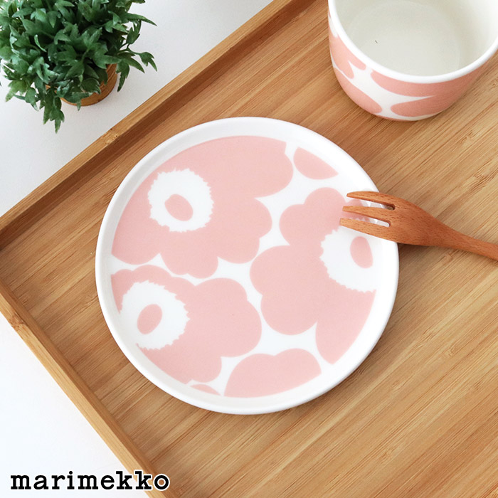 【楽天市場】マリメッコ ウニッコ プレート 13.5cm / ピンク