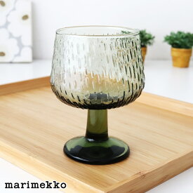 マリメッコ スゥクス ワイングラス ゴブレット 300ml / オリーブ　marimekko Syksy Goblet 1pc　【 正規販売店 】【 メール便不可 】