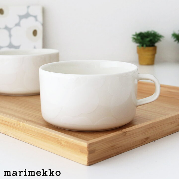 楽天市場】マリメッコ ウニッコ ティーカップ 250ml / ホワイト 