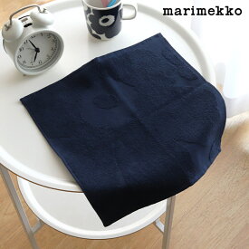 【 メール便3枚まで可 】 マリメッコ ウニッコ ミニタオル 30×30cm / ダークブルー　marimekko Unikko mini towel 【 正規販売店 】
