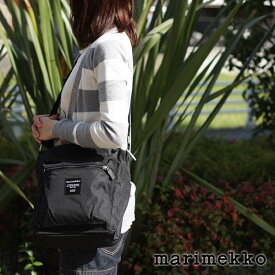 マリメッコ パル ショルダーバッグ / ブラック　marimekko Pal shoulder bag 【 正規販売店 】【 熨斗対応不可/メール便不可】