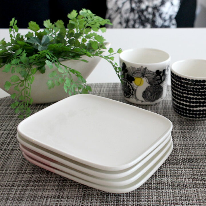 楽天市場】マリメッコ ( marimekko ) OIVA PLATE オイヴァ スクエア 