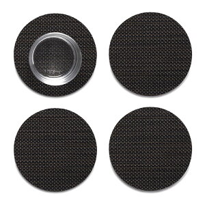 【 メール便可 】チルウィッチ フェルトバック コースター ミニバスケットウィーブ / 全8色 chilewich Mini Basketweave Felt Back Coaster 【 正規販売店 】【 熨斗対応不可 】