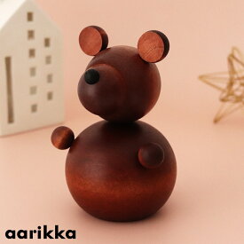 アアリッカ 森の動物 / くま　aarikka Otso Bear　クリスマス 木製 置物 雑貨 【 正規販売店 】