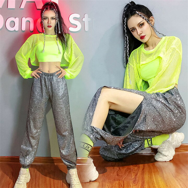 市場 社交ダンス衣装 セクシー ダンス衣装 ヒップホップ Ds演出服 ステージ衣装 レディース ジャズ 韓国風 チアガール