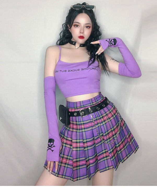 楽天市場 ダンス衣装 レディース ヒップホップ ジャズダンス衣装 セクシー 夜店 Ds演出服 社交ダンス衣装 ジャズ K Pop トップス 制服スカート ステージ衣装 へそ出し キャミソール おしゃれ プリーツスカート Jazz Dj Hiphop ダンスウェア S M L Famefact