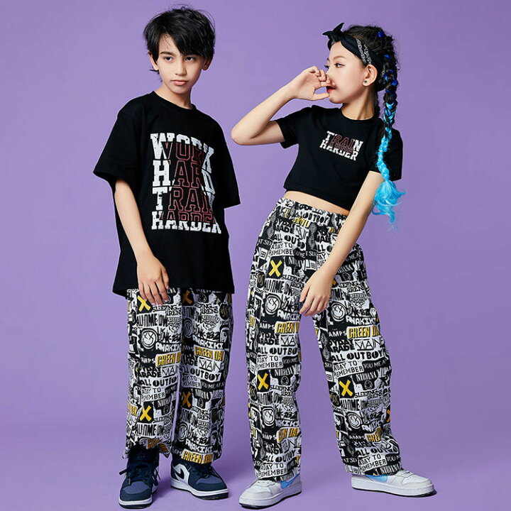 キッズダンス衣装 セットアップ スポーツウェア ヒップホップ tシャツ ズボン 韓国 子供服 上下 おしゃれ ダンス 衣装 ガールズ 男の子 女の子 へそ出し キッズ ダンス衣装 K-POP ストリート 演出服 ジュニア120 130 140 150 160 170 FameFact 紫シャツ ダンス衣装 キッズ ヒップホップ 子供服 紫パンツ ハーフパンツ ロングパンツ カッコイイ 子供服 HIPHOP ガールズ ジャズ 女の子 男の子 DANCE ダンスウエア 120-170cm