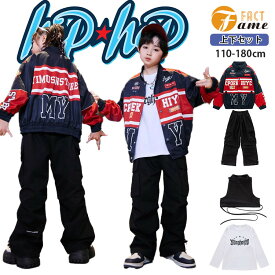 レーシングカー風 ダンス衣装 キッズダンス ヒップホップ 女の子 男の子 ネービー レッド ジャケット 黒 タンクトップ へそ出し 白 長袖 カーゴパンツ ガールズ ジャッズ スポーツ風 ストリート可愛い 団体服 発表会 応援団 イベント カッコイイ オシャレ jazz K-POP 110-180