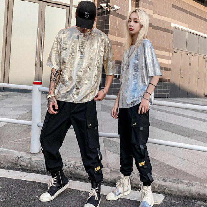 楽天市場 ダンス衣装 大人 セットアップ セクシー 夜店 Ds演出服 ジャズダンス シルバー ゴールド シャツ レディース ロングパンツ トップス Dj ストリート ヒップホップ ダンス K Pop ステージ衣装 おしゃれ Jazz Hiphop 演出服 練習着 派手 団体 ダンス衣装 Famefact