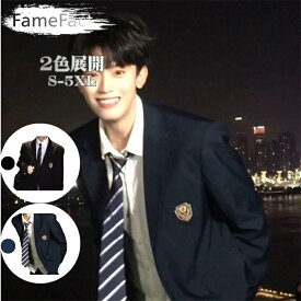 卒業式 紺ブレザー メンズ スクール 制服 春夏秋冬 オールシーズン ブラック ネイビー テーラード ジャケット 男子 高校生 中学生 小学生 大きいサイズ ゆとり 入学 フォーマル レギュラーフィット ゴルフ 旅行