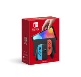 (Switch)Nintendo Switch本体(有機ELモデル)(ニンテンドースイッチ) Joy-Con(L) ネオンブルー/(R) ネオンレッド(新品)