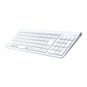 �T�����_�C���N�g Bluetooth�L�[�{�[�h �}���`�y�A�����O iPad iOS/Win/Mac/Android �Ή� �z��ؑ։\ �[�d�� �p���^�O���t ���{��z�� �z���C�g 400-SKB072_73