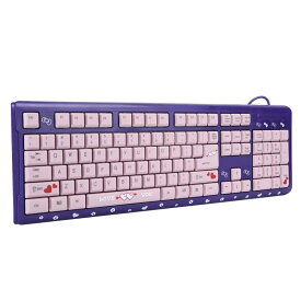 サンリオ キーボード ピンク キーボード キーボード USB 有線 極薄 かわいい 漫画 ホーム オフィス ノートパソコン コンピューター ユニバーサル