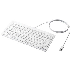 �G���R�� �L�[�{�[�h �L�� �p���^�O���t �~�j�L�[�{�[�h �z���C�g TK-FCP096WH