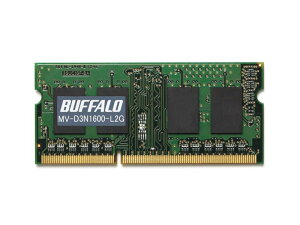 BUFFALO PC3L-12800�Ή� DDR3 SDRAM S.O.DIMM 2GB MV-D3N1600-L2G