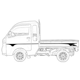 Rubens(ルーベンス）軽トラステッカー 軽トラ デカール シール 車用デカール ハイゼット キャリー トラック