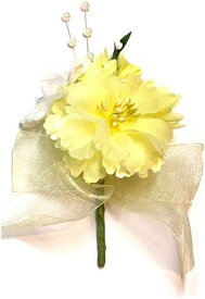 コサージュ アザレアパール 完成品 (1個) 花飾り 胸花 卒業式 入学式 卒園式 入園式 2分の1成人式